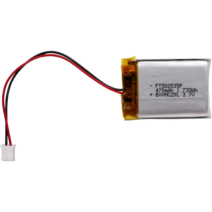 3.7V 470mAh Polymer Lithium Ion Battery (LiPo)