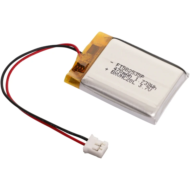 3.7V 470mAh Polymer Lithium Ion Battery (LiPo)