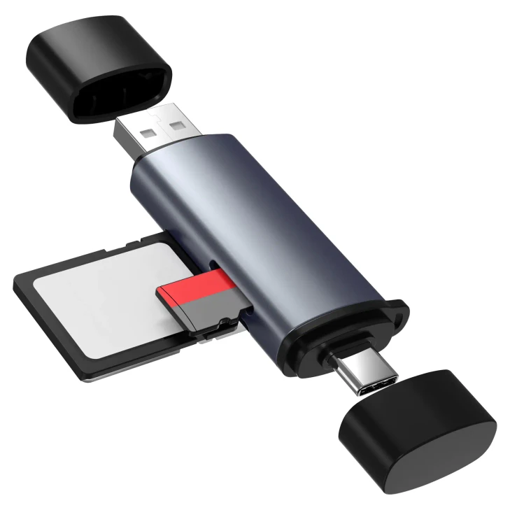 USB 2 in 1 Micro SD / SD Card Reader
