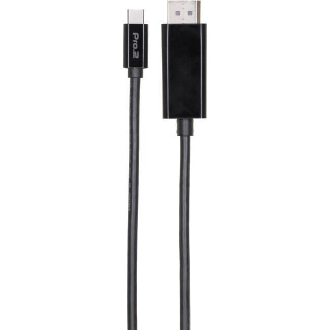 PRO2 LC8172 1.5M 4K USB C TO DISPLAYPORT LEAD USB3.1 C PLUG TO DISPLAYPORT PLUG