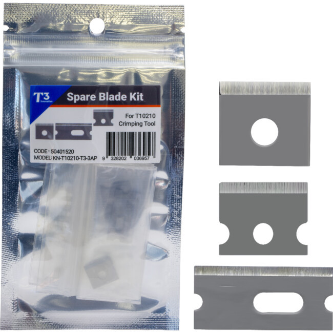 T3 KN-T10210-3AP SPARE BLADE KIT FOR T10210 CRIMP TOOL 3 PC SET