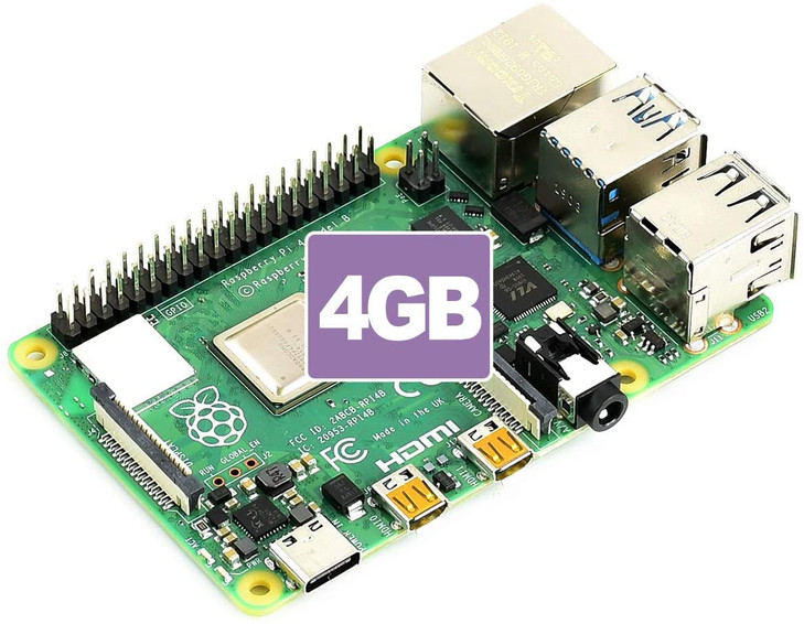 Raspberry Pi 4 Model B 4GB Board