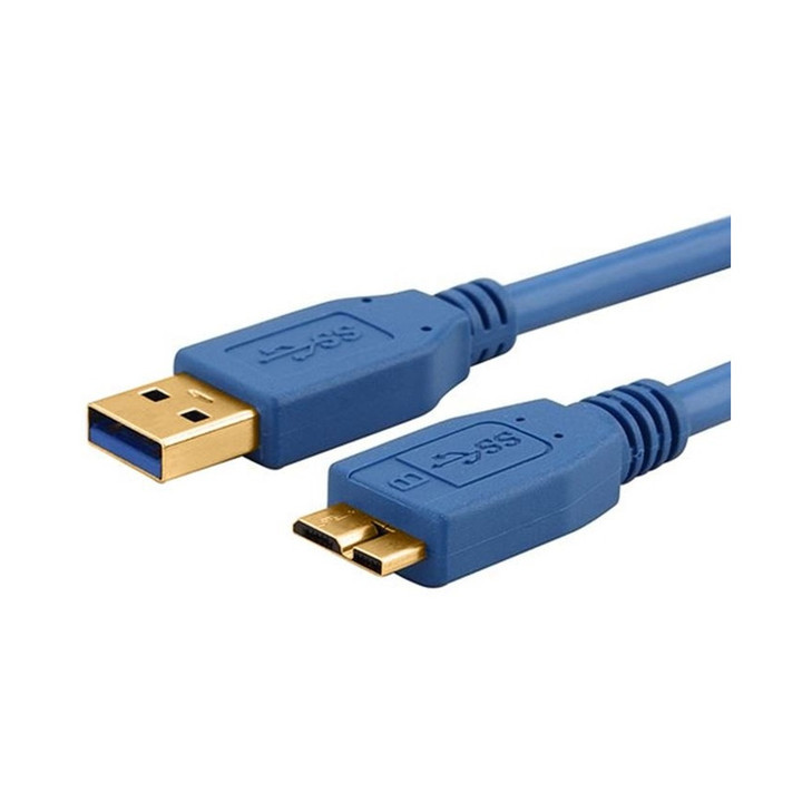 Astrotek USB 3.0 Cable 3m - Type A Male to Micro B Blue Colour