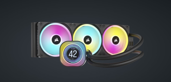 Corsair iCUE LINK H150i LCD AIO, 360mm Radiator, Liquid CPU Cooler 2024