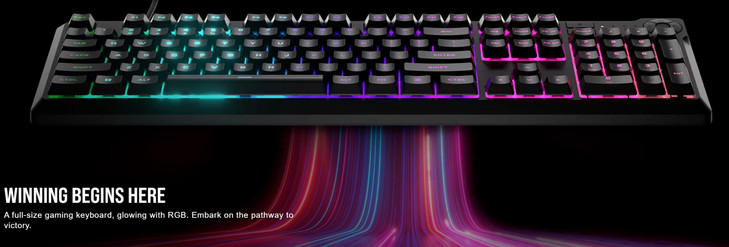 CORSAIR K55 CORE RGB  Gaming Keyboard Dynamic Five Zone RGB, Six Macro Keys Spill Resistant. 6 onbaord Effects, ICUE, 2024