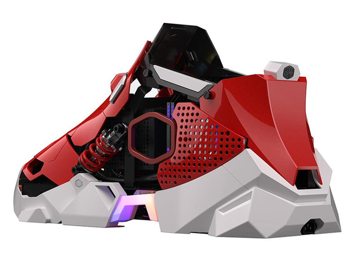 Cooler Master Sneaker X Mini-ITX Case with PSU, Radiator and RGB Fan