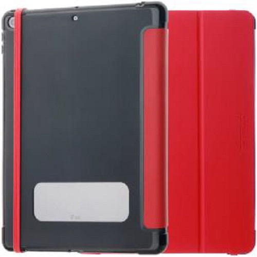 OtterBox React Folio Apple iPad (10.2') (9th/8th/7th Gen) Case Red ProPack - (77-92199), DROP+ Military Standard, Pencil Holder, Multi-Position Stand