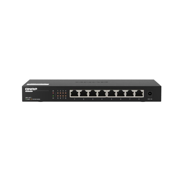 QNAP QSW-1108-8T Instantly upgrade your network to 2.5GbE connectivity 8xPorts