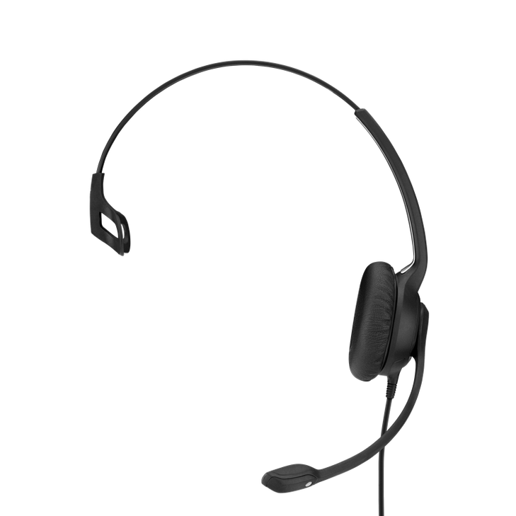 EPOS | Sennheiser SC230 Wide Band Monaural headset with Noise Cancelling mic - high impedance for standard phones, Easy D  -  Requires Easy Disconnect