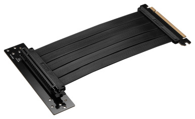 MSI MPG PCI-E 4.0 X16 RISER CABLE 180mm-Black Supports ATX / M-ATX ...