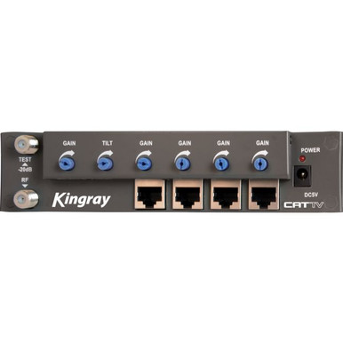 King Ray Router Buy KINGRAY 4 Way Rf Over Cat5 Amplifier Kingray 760500