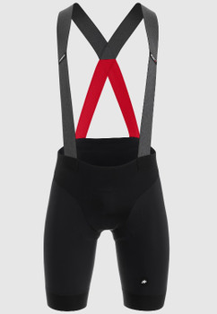 EQUIPE RS BIB SHORTS S9 TARGA - Black/Katana Red