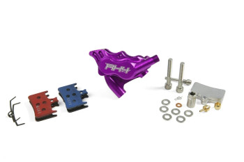 Rx4 Caliper Flatmount Rear - Purple - Shimano