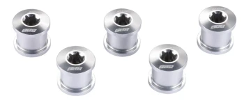 Hexstars Chainring Bolts Silver 5Pcs