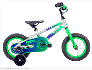 12" Boys Brushed Alloy Kids Bike