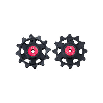 RollerBoys Derailleur Pulleys 12T-12T Ceramic SRAM Road Black