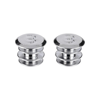 End Caps Silver 2Pcs