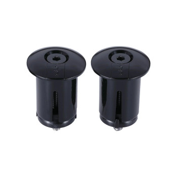 End Caps Screwon Black (2Pcs)