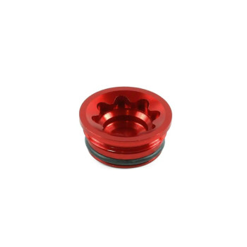 V4 Large Bore Cap Red