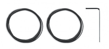 Bike Braid Cable for Xdial (Pair) Black