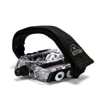 Pedal Straps Diagonal Black