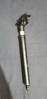 Dropper seat post and lever