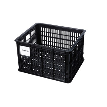 Bicycle Crate Medium 29.5L Black