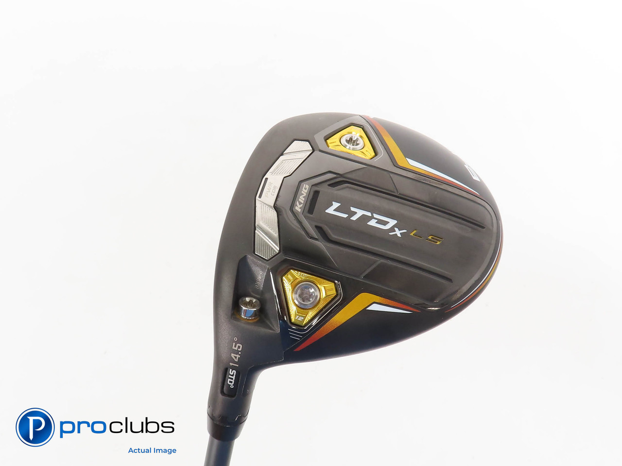 Left Handed Cobra KING LTDx LS 14.5* 3 Wood Black/Gold- HZRDUS Stiff Flex  311457