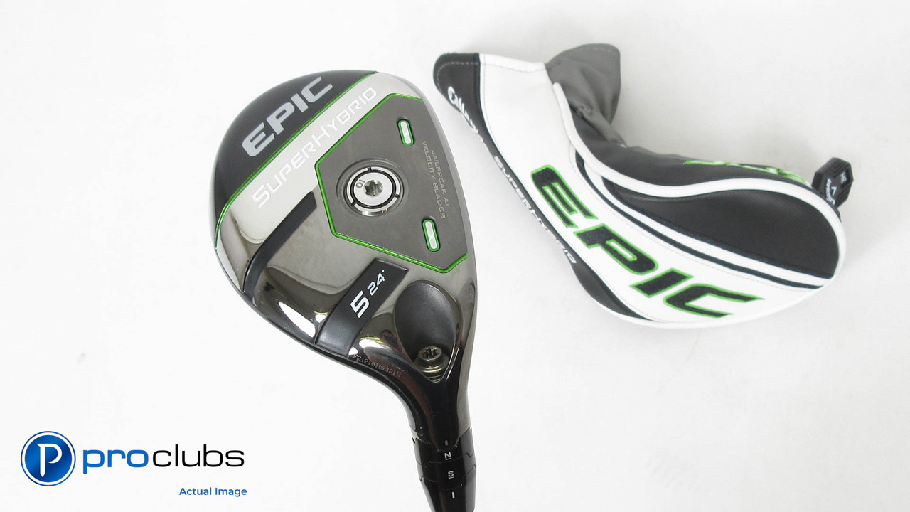 Mint! CALLAWAY EPIC SUPER HYBRID 24* #5 Aerotech Steelfiber Senior ...