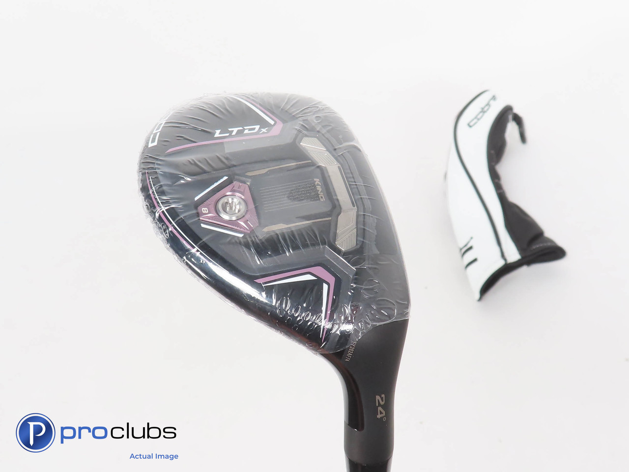 New Ladies Cobra KING LTDx 24* 5 Hybrid w/Cover - KBS PGI 55