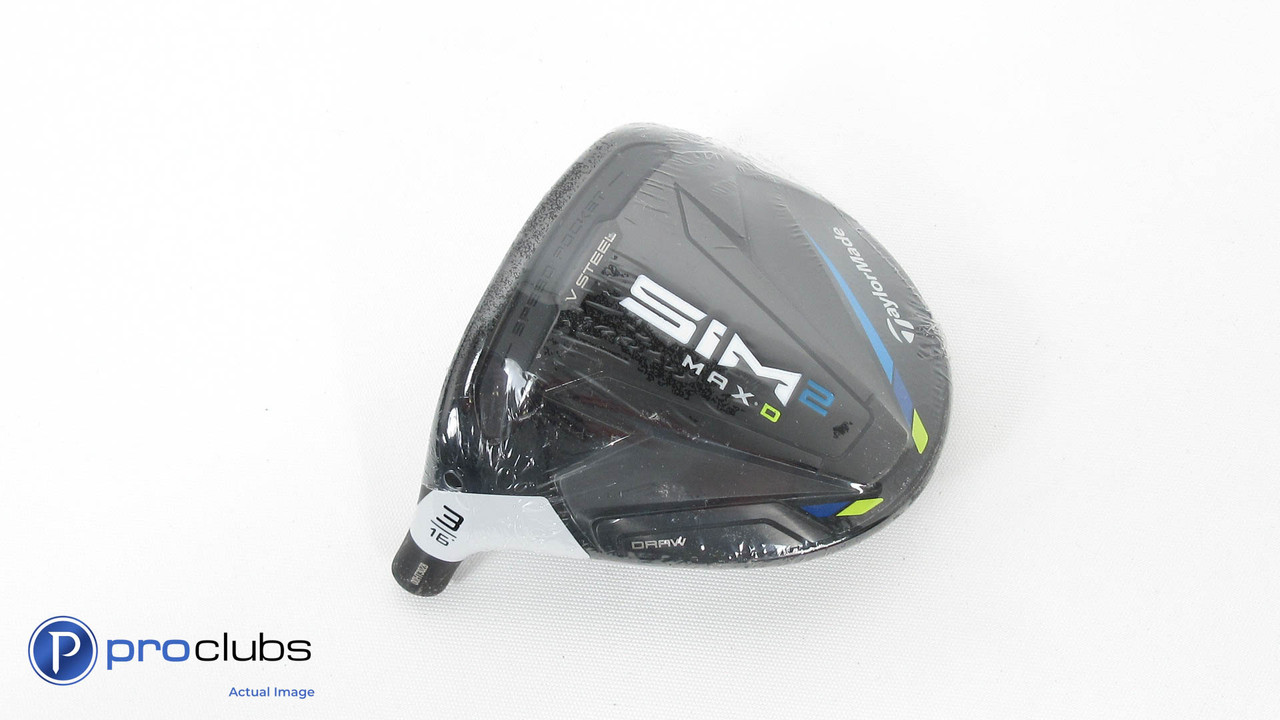 New! Left Handed TaylorMade SIM2 MAX-D 16* 3 Wood - Head Only - 334291