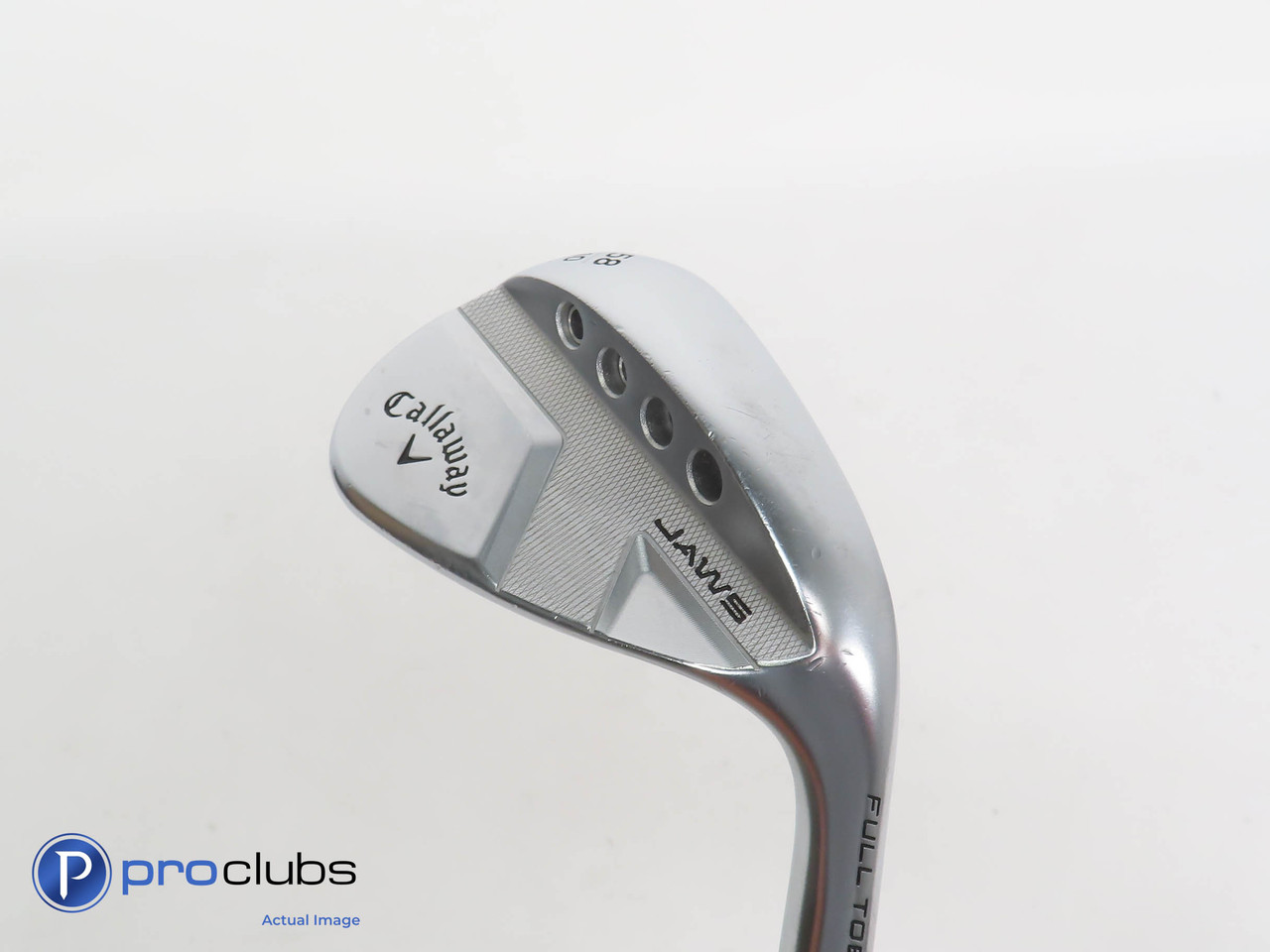 Nice Callaway JAWS Full Toe 58*(10*) Wedge Chrome- DG Spinner