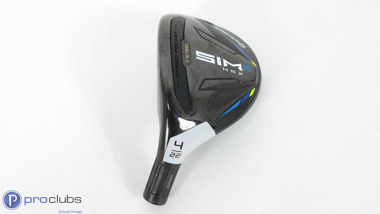 Nice! Left Handed TaylorMade SIM2 MAX 22* 4 Hybrid -Head Only