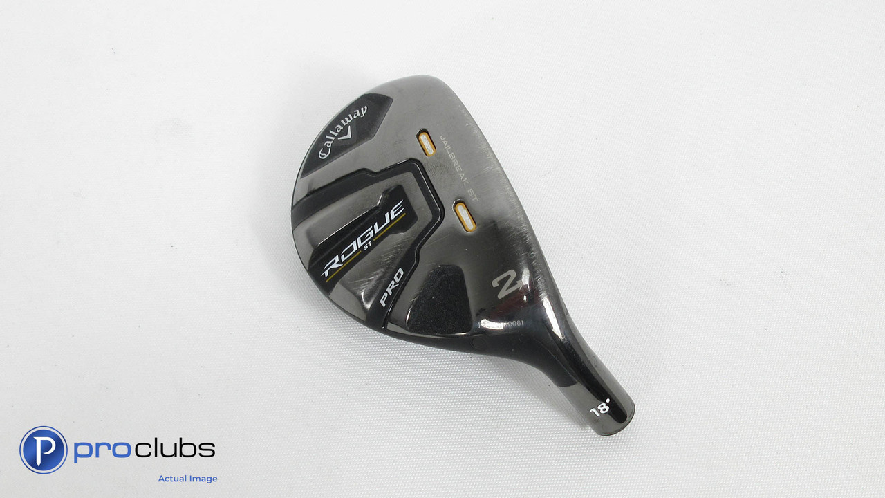 Callaway Rogue ST PRO 18* 2 Hybrid - Head Only - 342877 - ProClubs