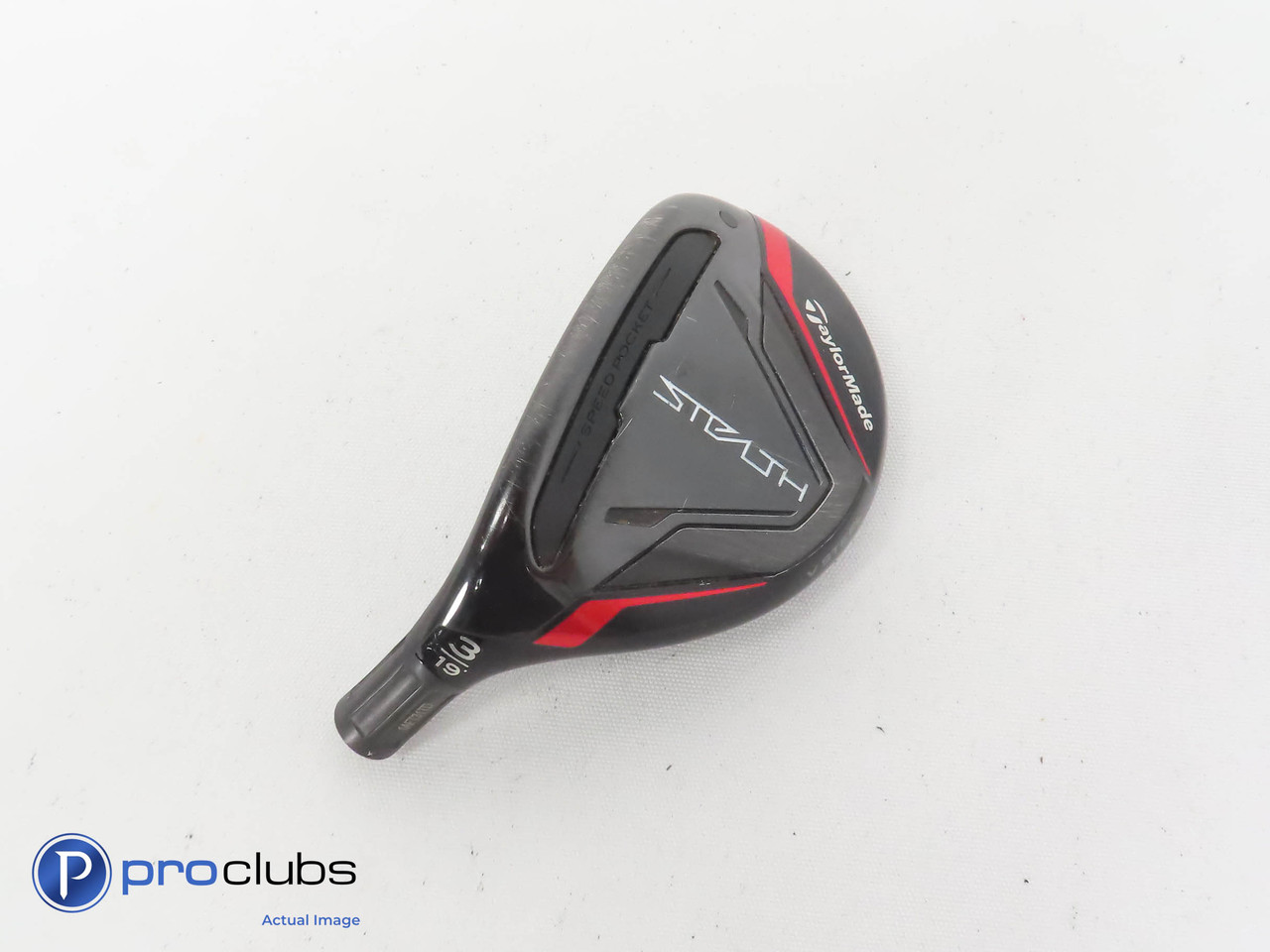 Nice Left Handed TaylorMade Stealth Rescue 19* 3 Hybrid HEAD ONLY