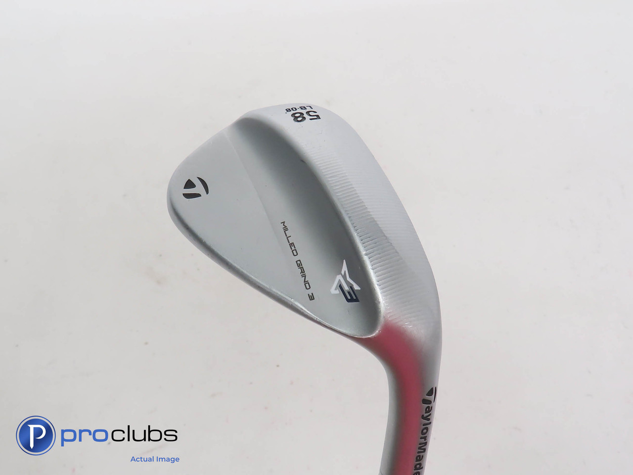 TaylorMade Milled Grind 3 Chrome LB 58*(8*) Wedge - DG Tour Issue S200 -  358473