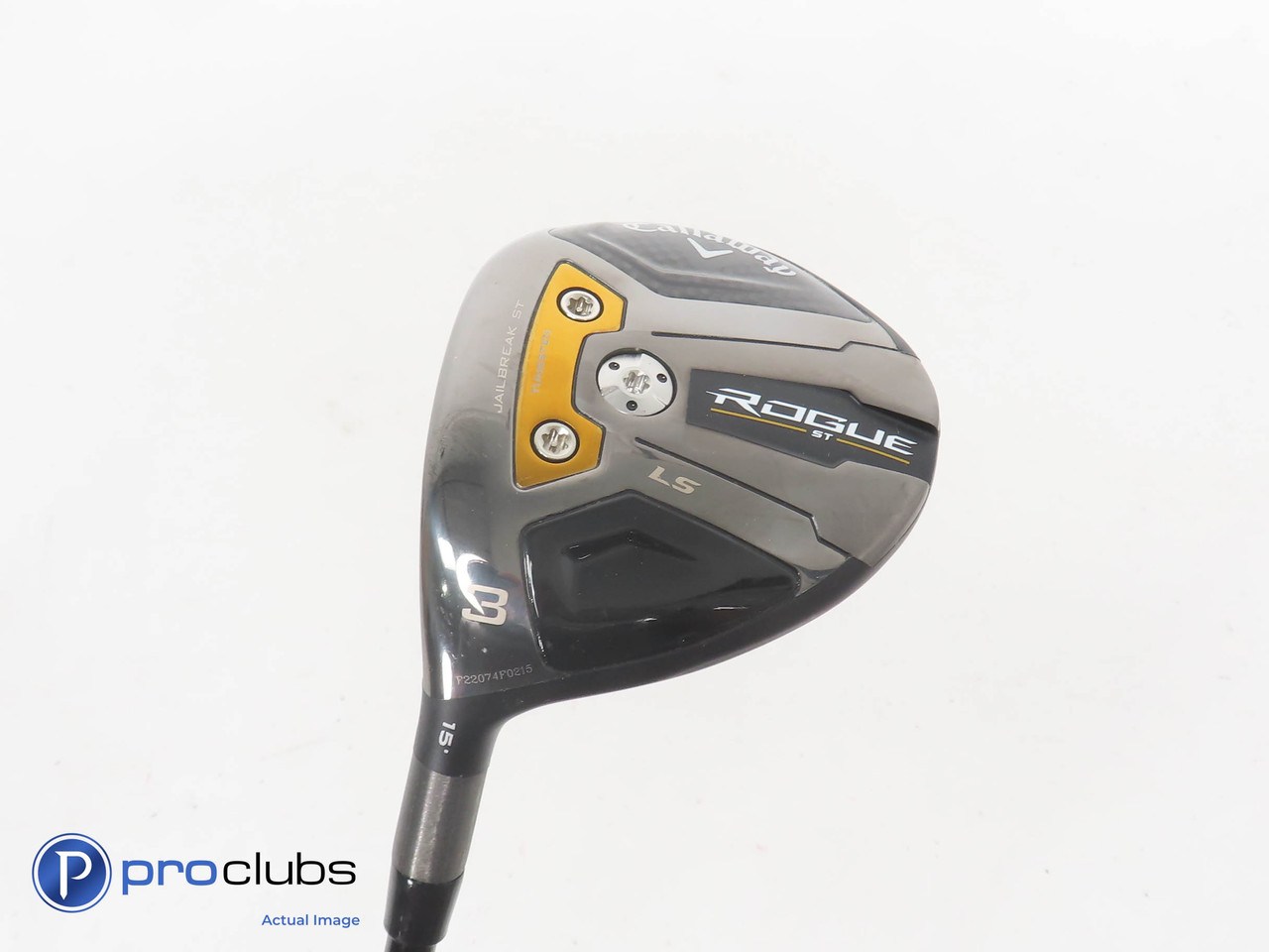 Left Handed Callaway Rogue ST LS 15* 3 Wood - Tensei AV Blue 75g Stiff -  358530