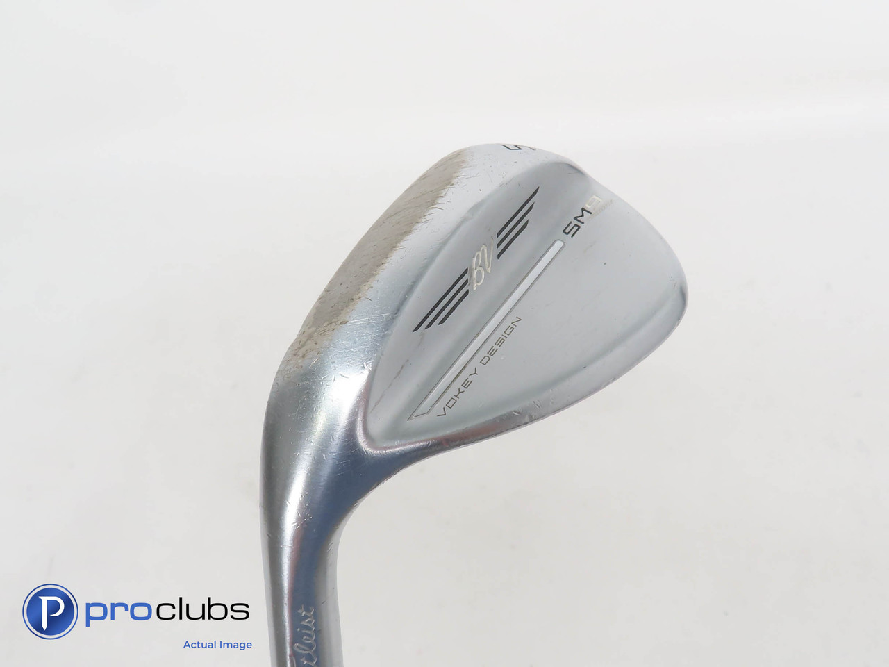 Left Handed Titleist Vokey SM9 Chrome D-Grind 58*(12*) Wedge - KBS