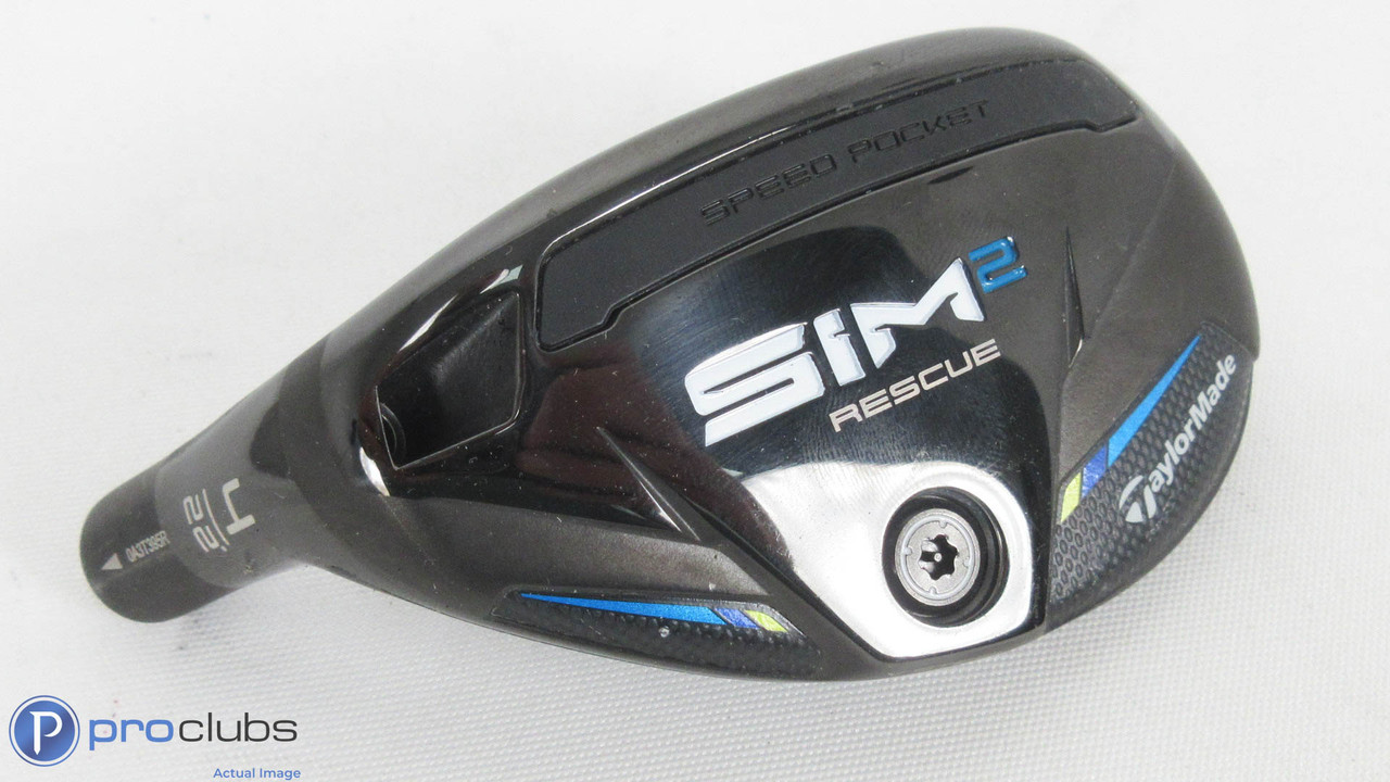 Excellent! Left Handed TaylorMade SIM2 Rescue 22* 4 Hybrid - Head Only -  358656