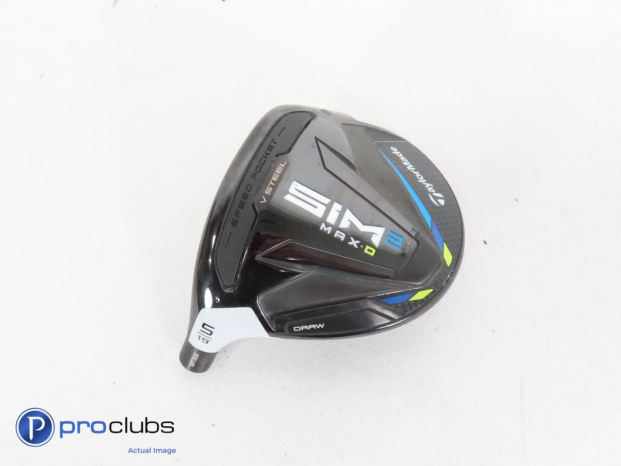 Left Handed TaylorMade SIM 2 MAX D 19* 5 Wood HEAD ONLY - 277927