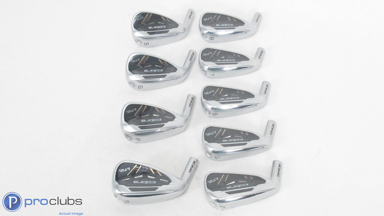 New! Left Handed Cobra King LTDx 4-PW,GW,SW -Iron Set Head Only- 369003