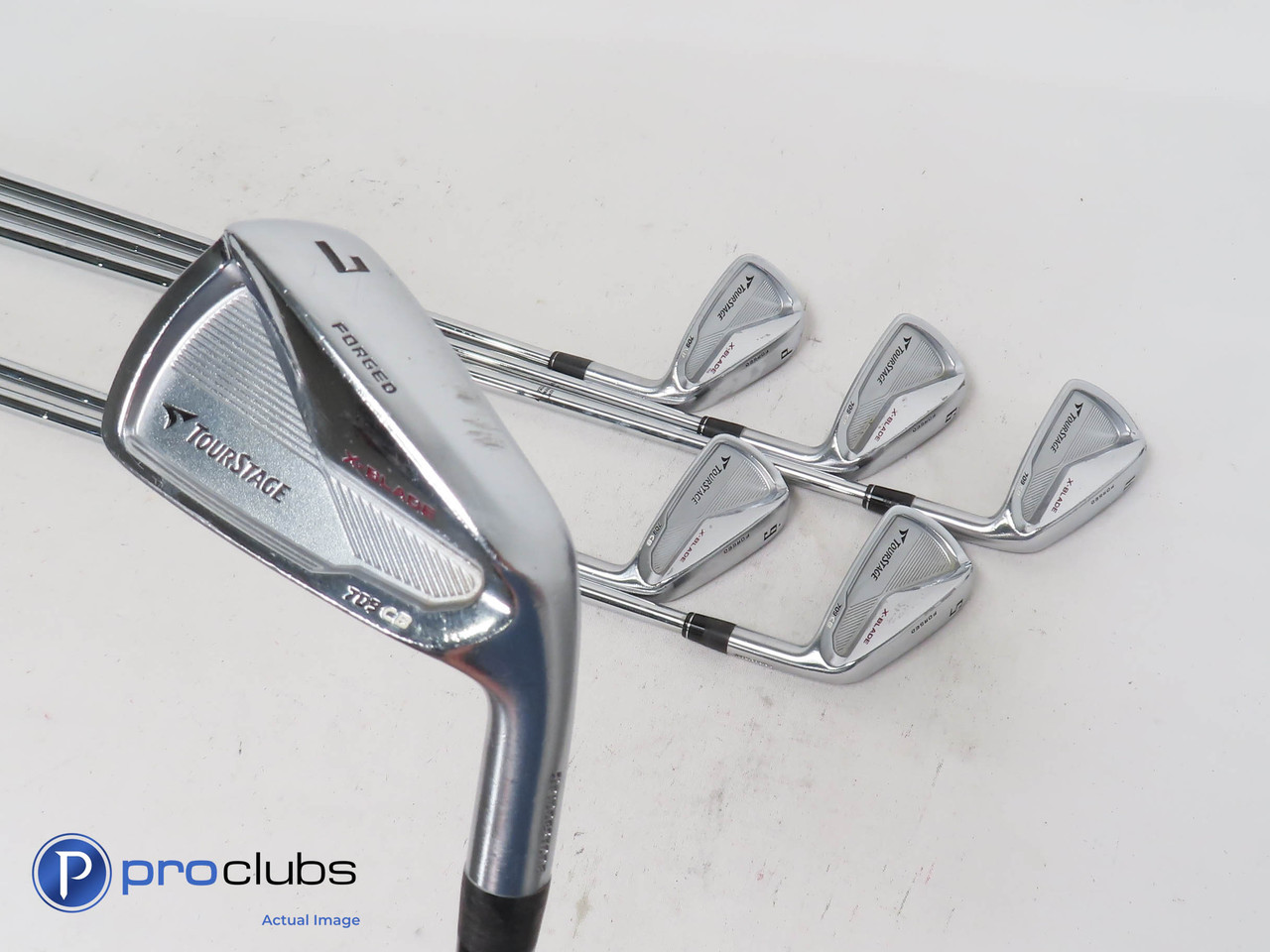 Nice! TourStage X-Blade 709-CB 5-PW IRON SET - DG S300 Stiff Flex Steel -  369593