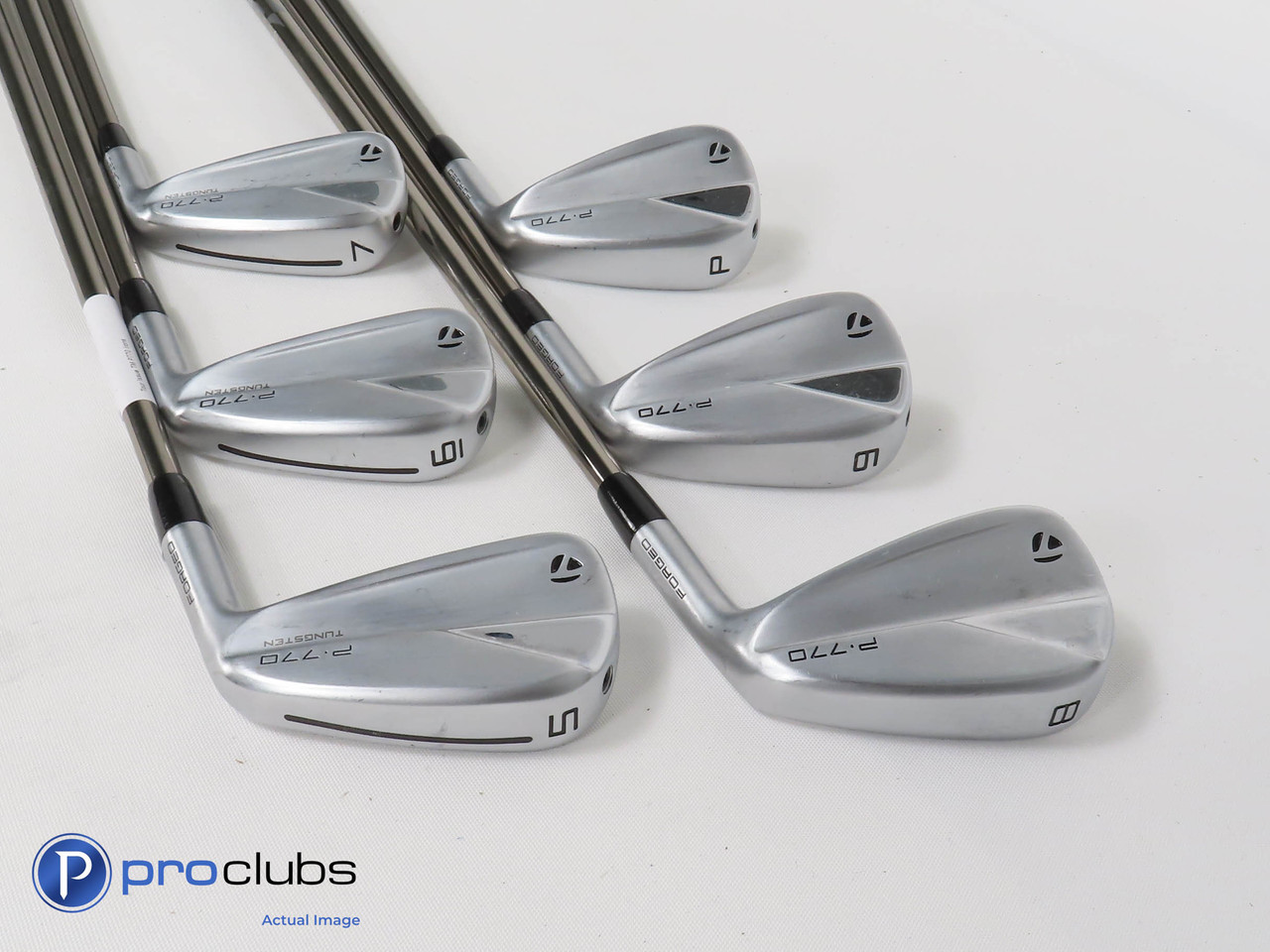 Nice! Tour Issue TaylorMade P-770 5-PW IRON SET - Recoil 95 F4 