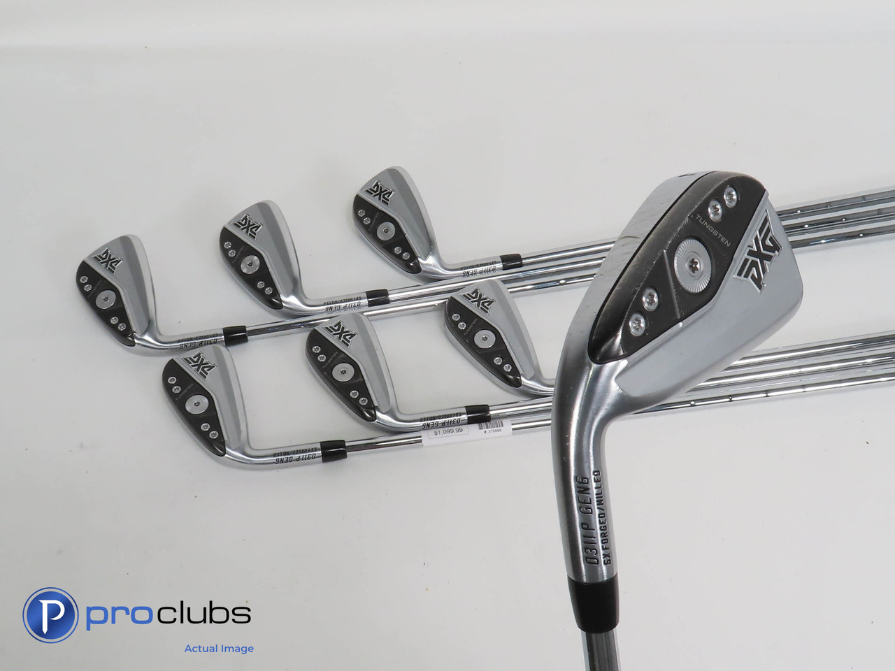 Nice Left Handed PXG 0311P Gen6 4-PW IRON SET -NSPro 950 Stiff Flex Steel  375668