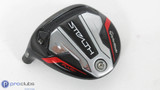 Nice! Left Handed TaylorMade Stealth Plus+ Titanium 15* 3 Wood -Head Only 356958
