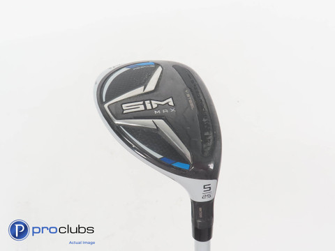 Nice! Ladies TaylorMade SIM MAX 25* 5 Hybrid - Aldila NV Blue 45g Ladies 349163