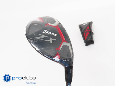 New! Srixon ZX 22* 4 Hybrid w/Headcover -HZRDUS Smoke 80G 6.0 Stiff Flex  310936