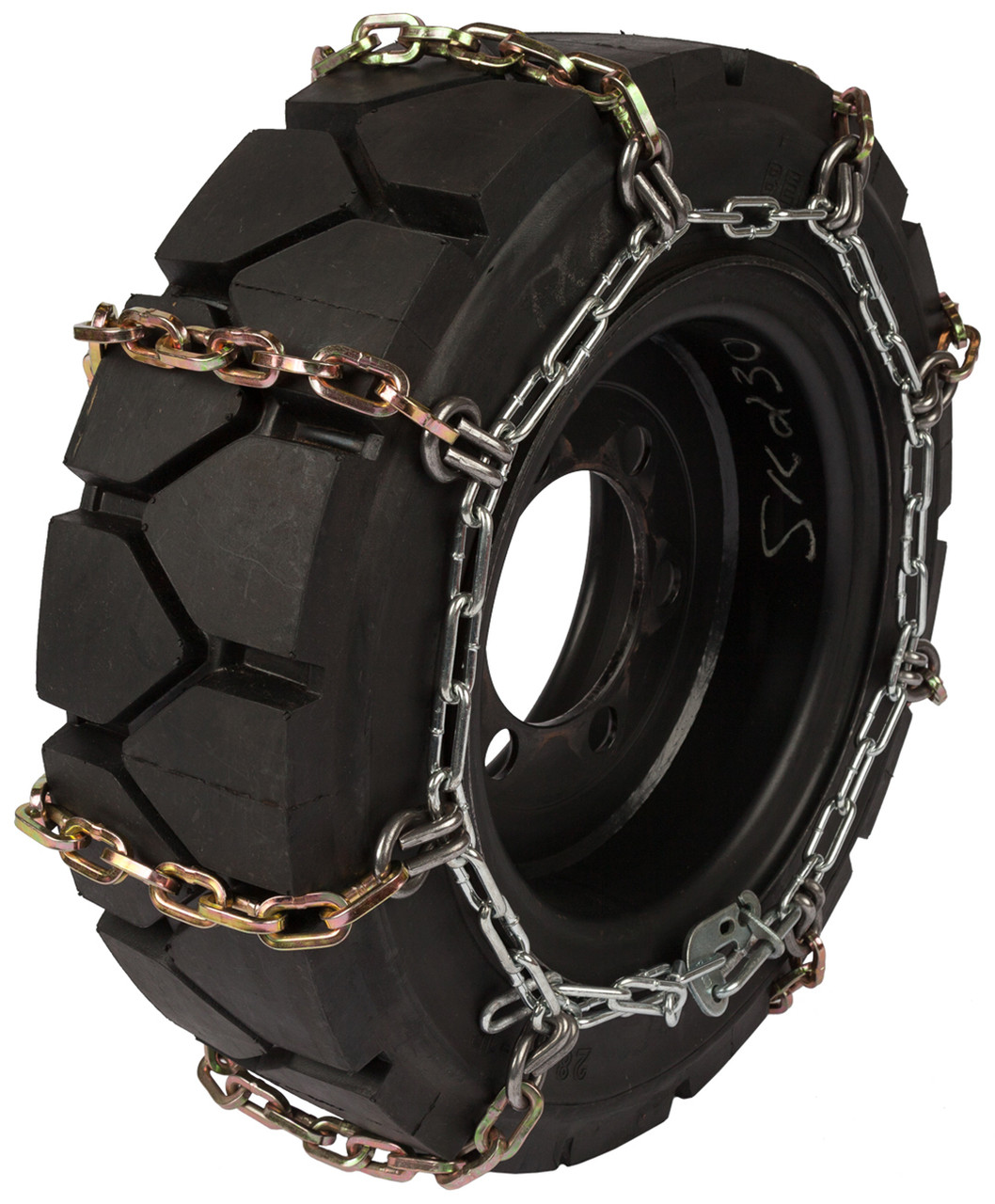 Quality Chain 1502HDSL 5/16" (8mm) Alloy Square Link Skid Steer Tire