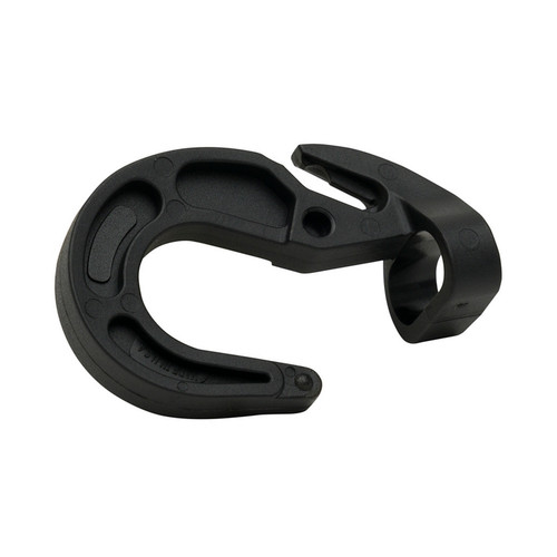 Black Plastic Adjustable Hooks f/Rubber Rope & Shock Cord (Fits 3/16 -  3/8 Cord)