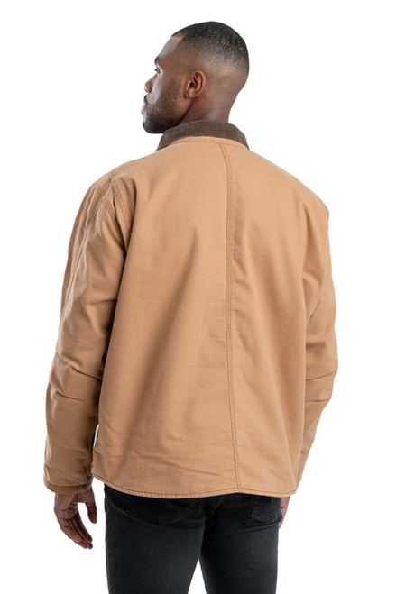 Berne Vintage Washed Sherpa-Lined Work Jacket (Driftwood 